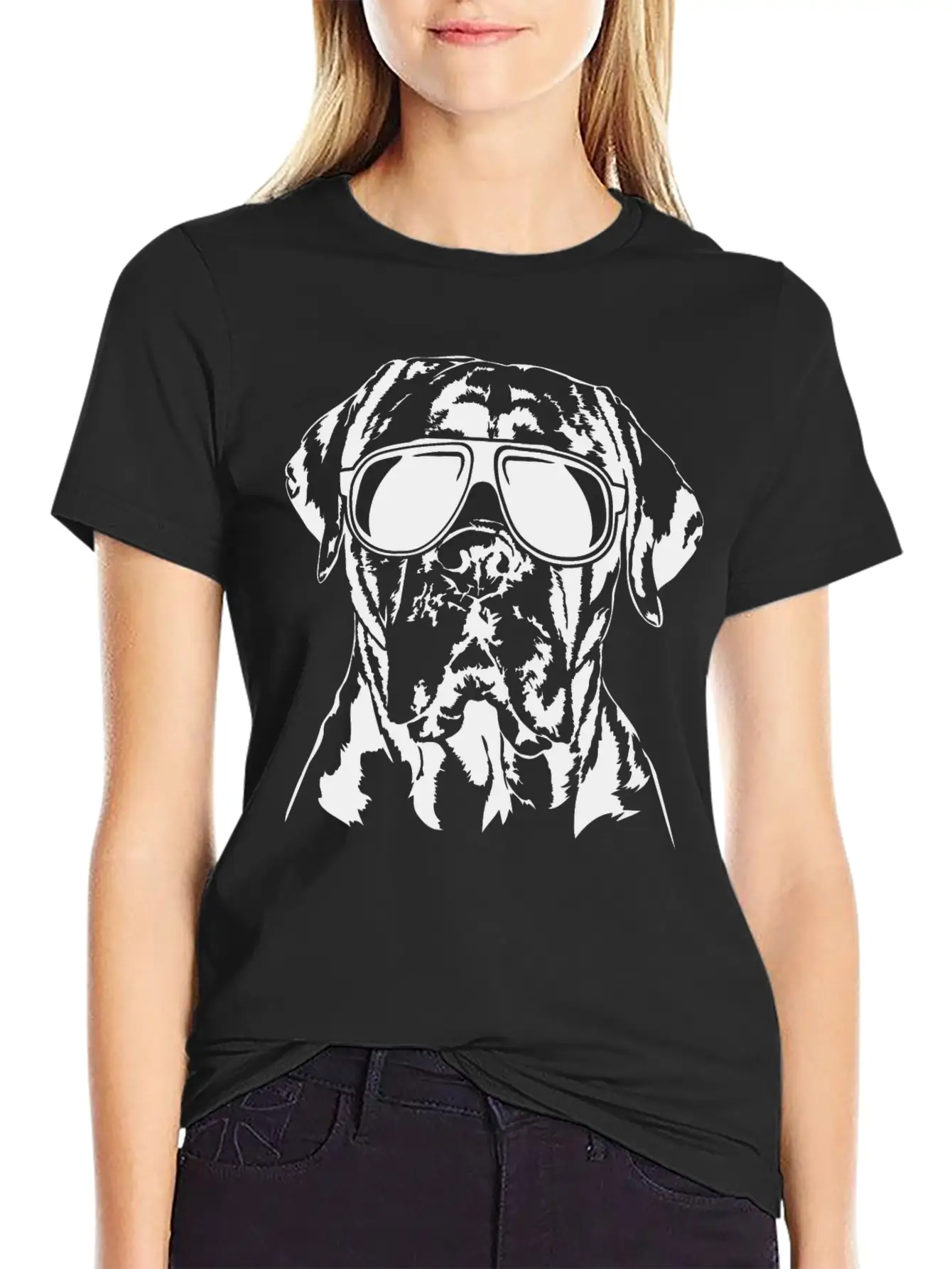 CANE CORSO Cool Dog Portrait Dog Mom Wilsigns Unisex Casual T-Shirt – Clean Design For Daily Comfort