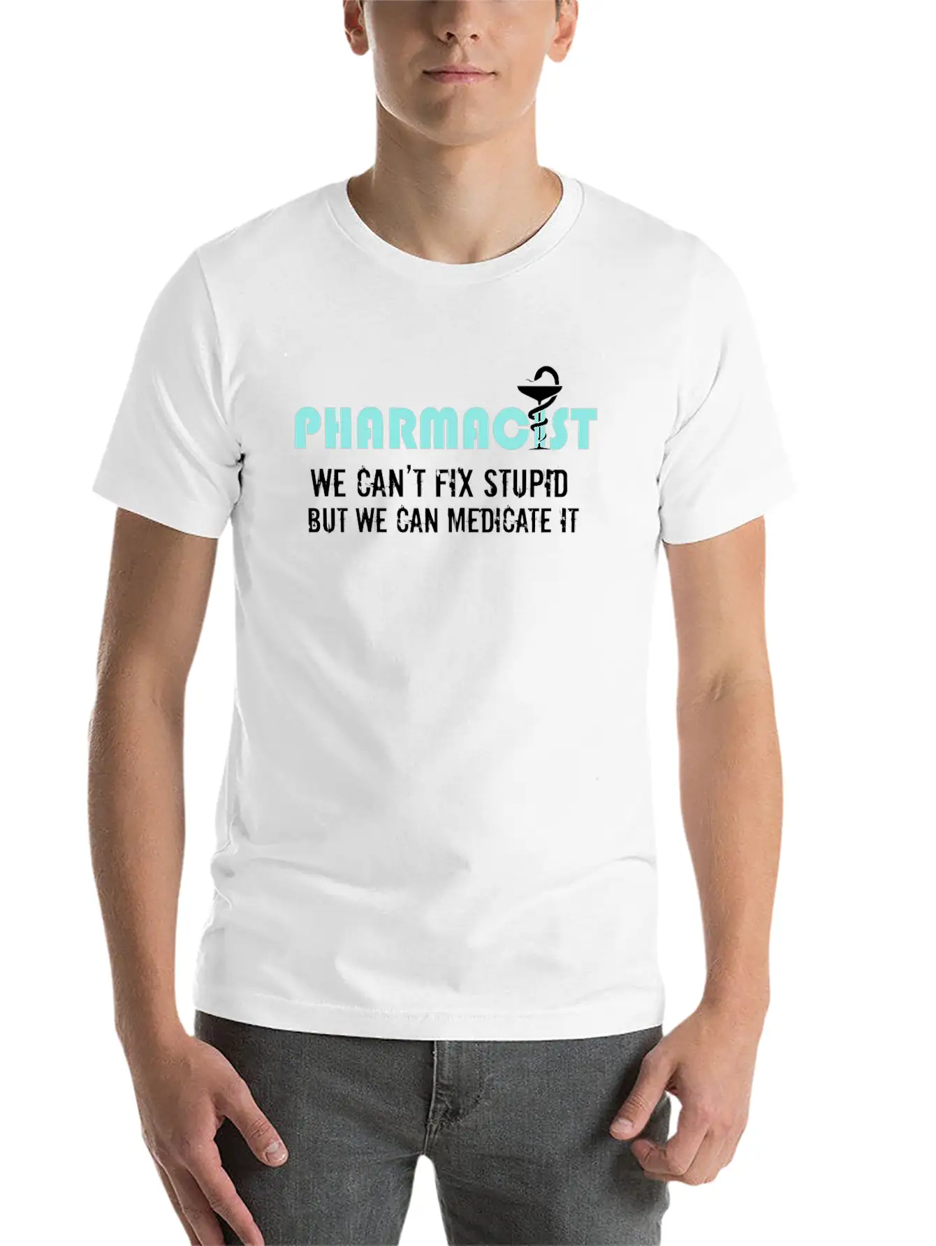 Can't Fix Pharmacists Gift Pharmacy Tech Design Essential Cotton Tee For Daily Outfits – Unisex Style