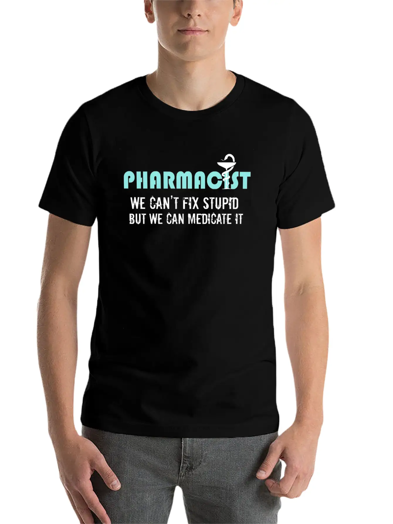 Can't Fix Pharmacists Gift Pharmacy Tech Design Essential Cotton Tee For Daily Outfits – Unisex Style