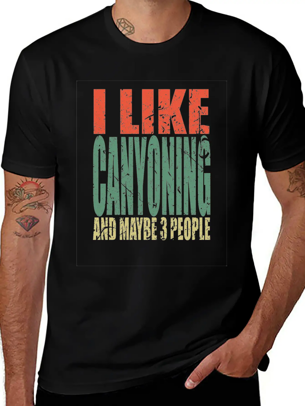 Canyoning Saying Funny Timeless Short Sleeve Tee – Comfy And Minimalist Design