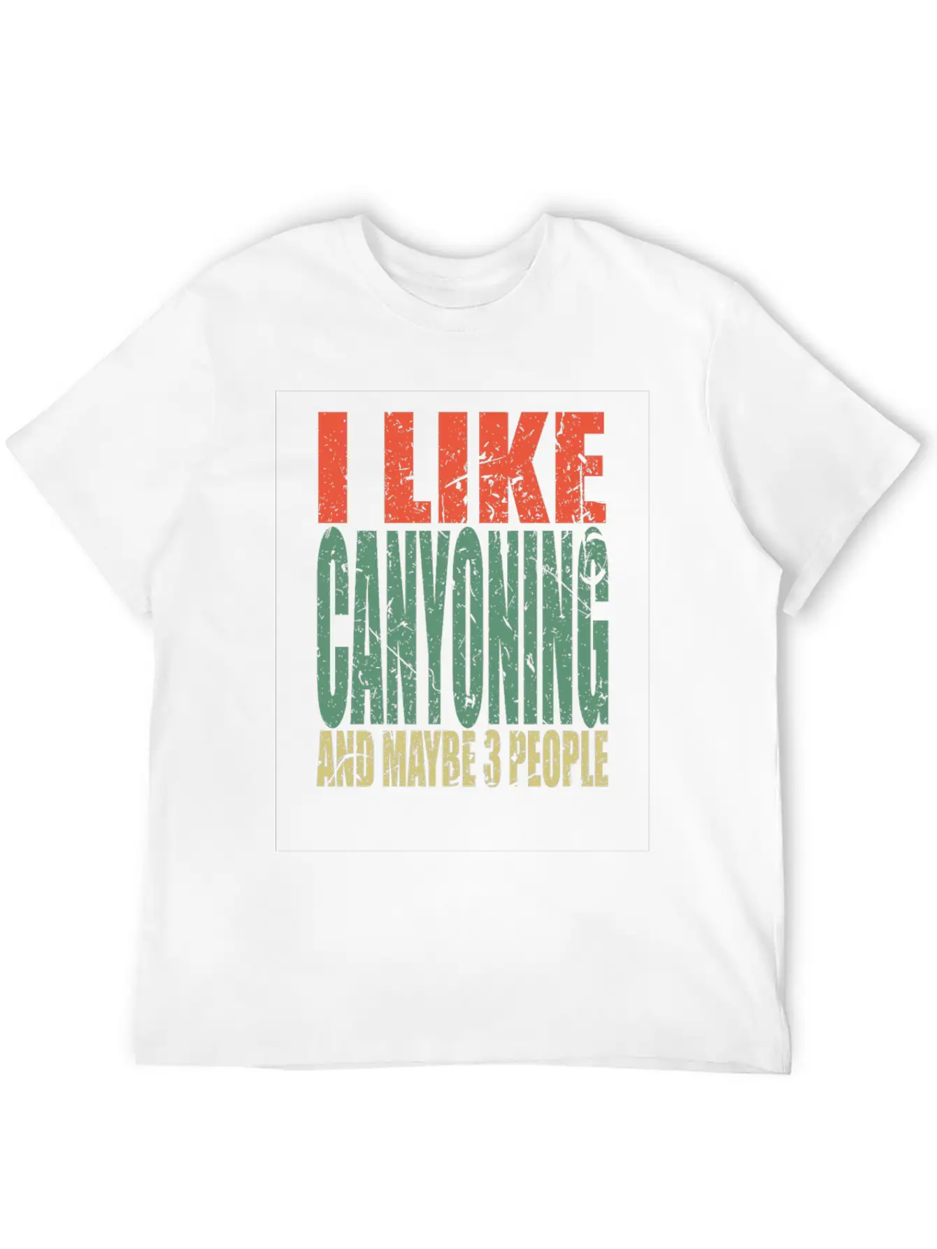Canyoning Saying Funny Timeless Short Sleeve Tee – Comfy And Minimalist Design