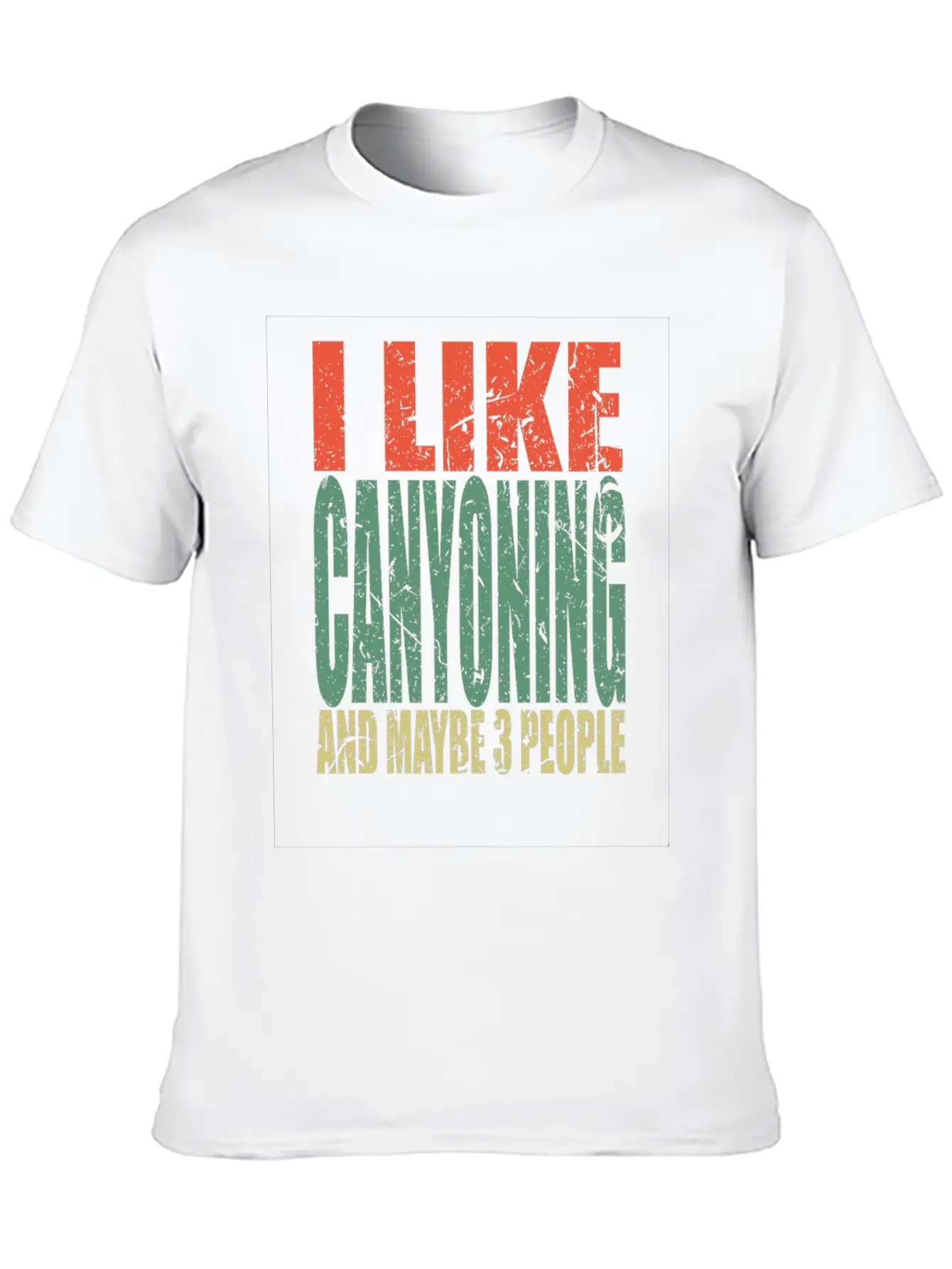 Canyoning Saying Funny Timeless Short Sleeve Tee – Comfy And Minimalist Design