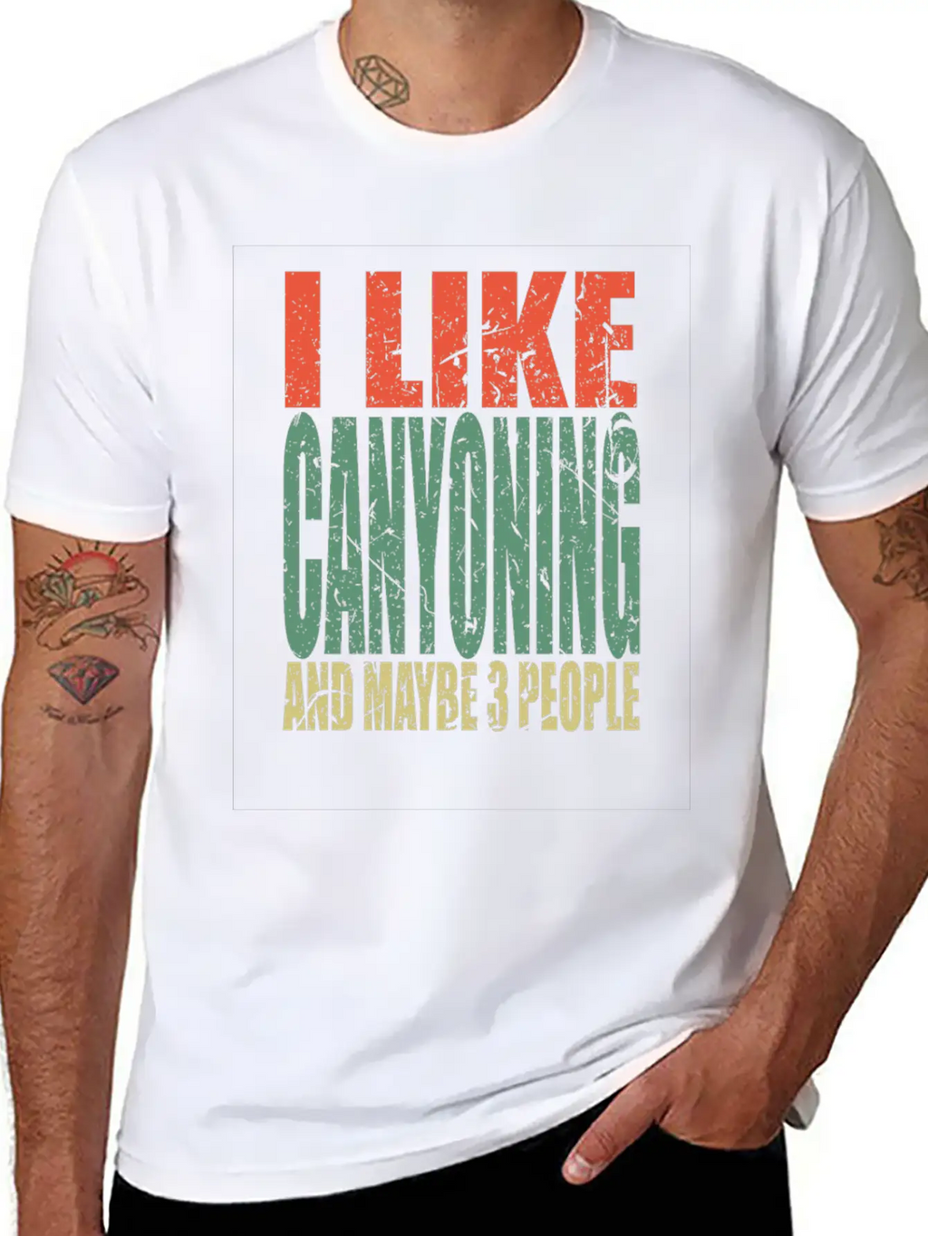 Canyoning Saying Funny Timeless Short Sleeve Tee – Comfy And Minimalist Design