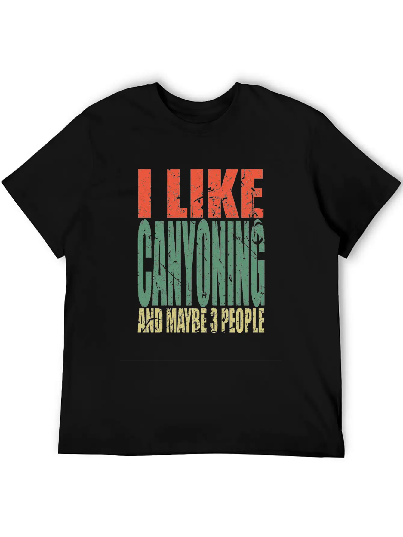 Canyoning Saying Funny Timeless Short Sleeve Tee – Comfy And Minimalist Design