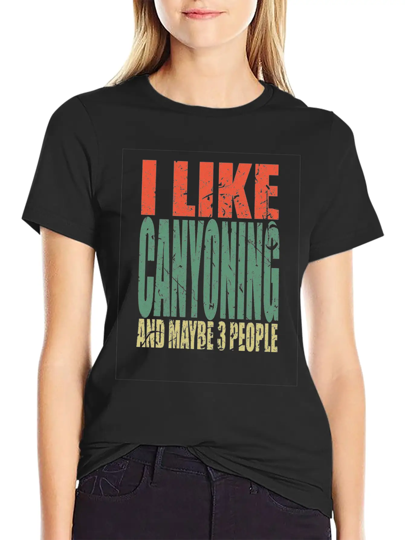 Canyoning Saying Funny Timeless Short Sleeve Tee – Comfy And Minimalist Design