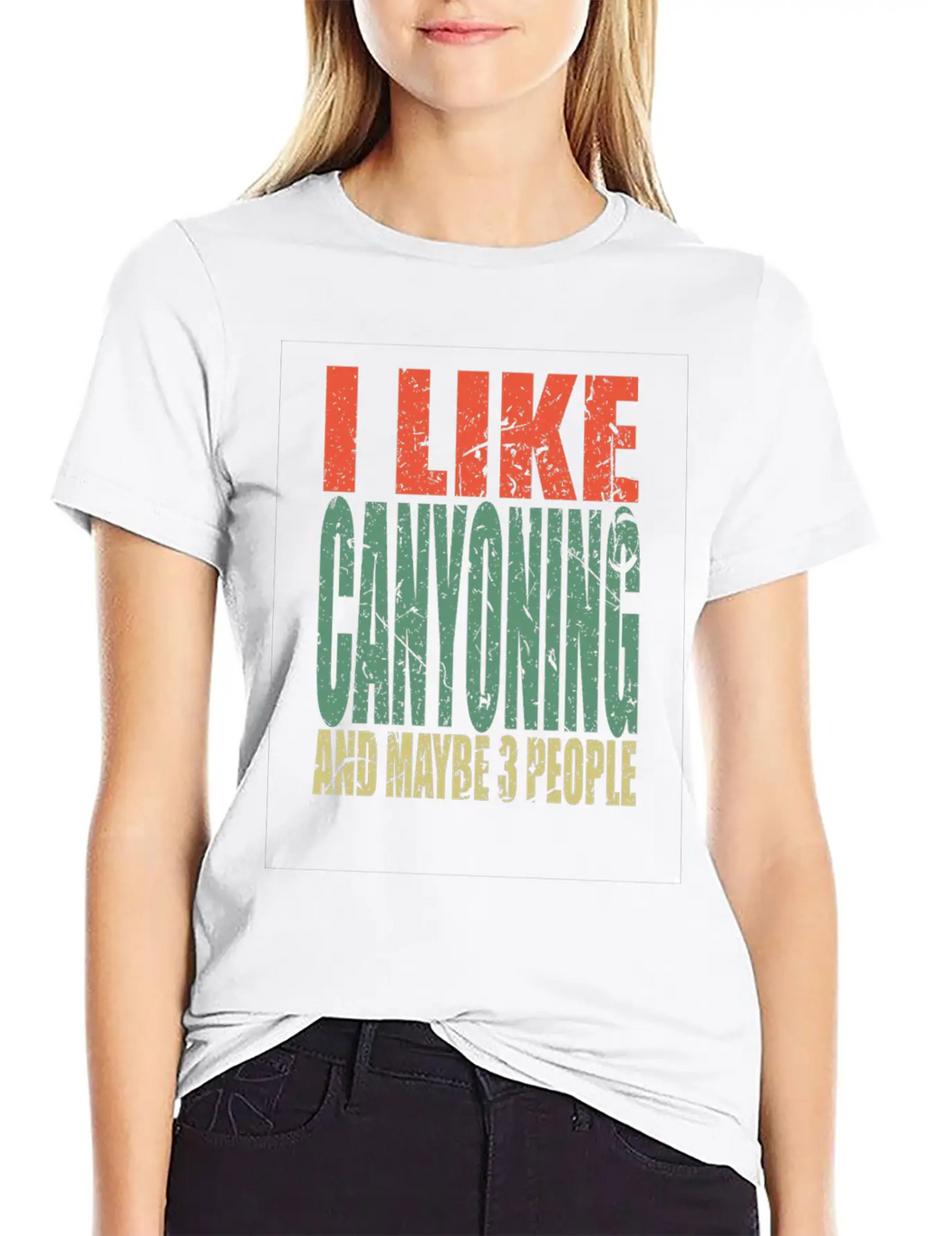 Canyoning Saying Funny Timeless Short Sleeve Tee – Comfy And Minimalist Design