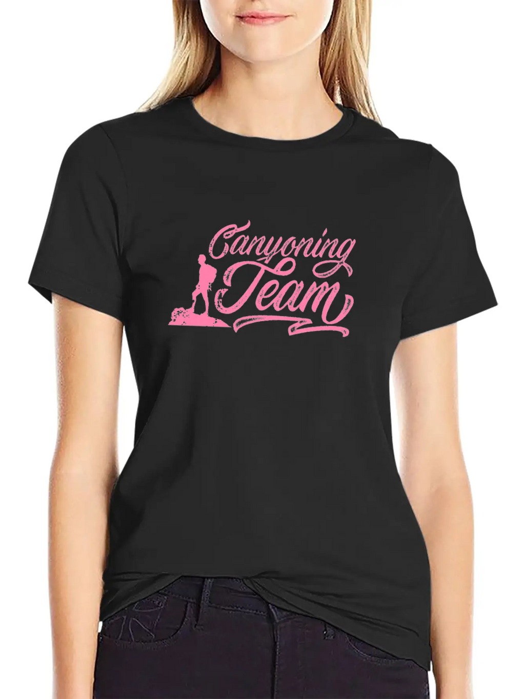 CANYONING Team Canyoneer Canyon Canyoneering Basic Graphic T-Shirt – Daily Comfort In Soft Cotton