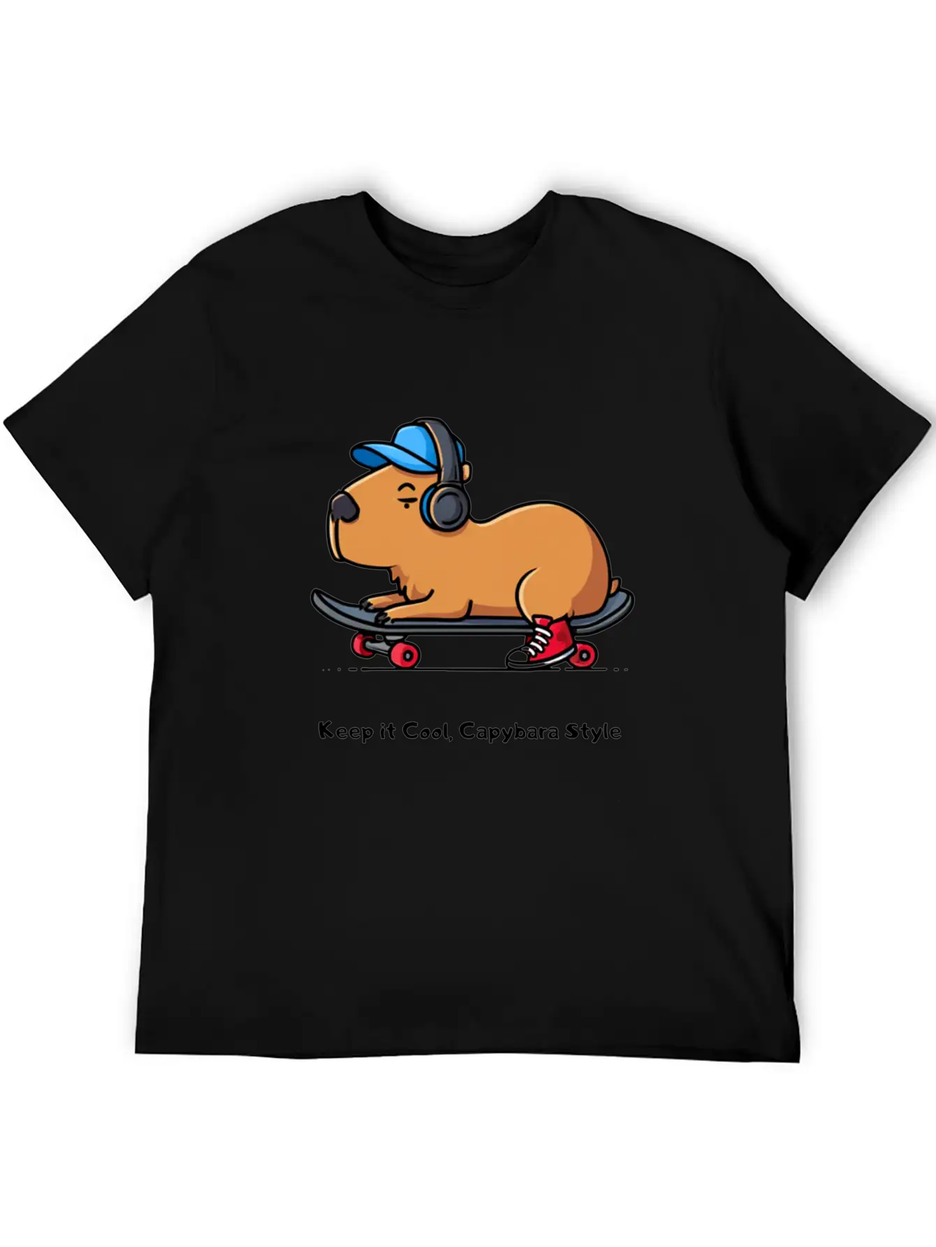 CAPYBARA STYLE Relaxed Everyday Tee – Lightweight And Durable Cotton