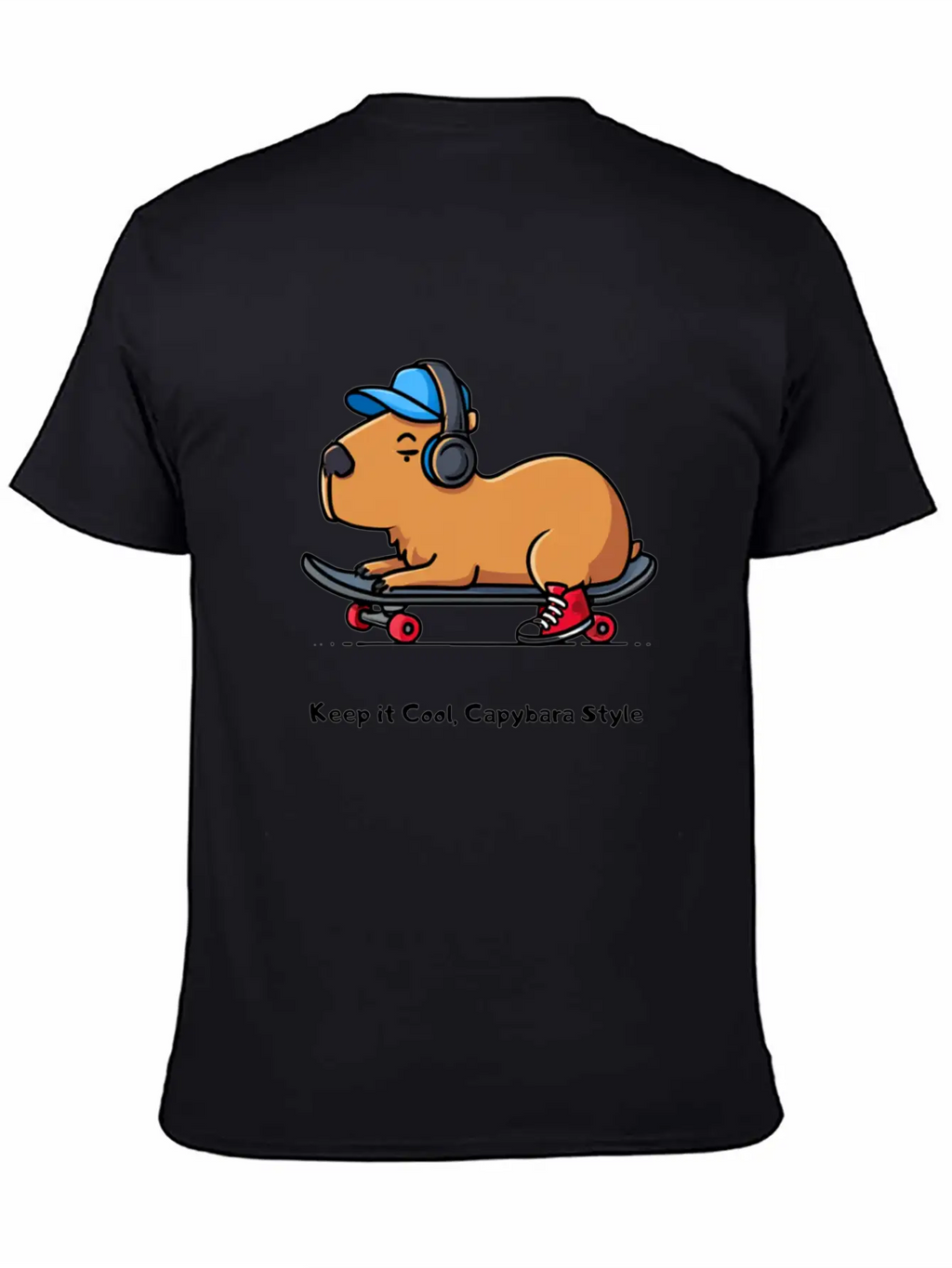 CAPYBARA STYLE Relaxed Everyday Tee – Lightweight And Durable Cotton