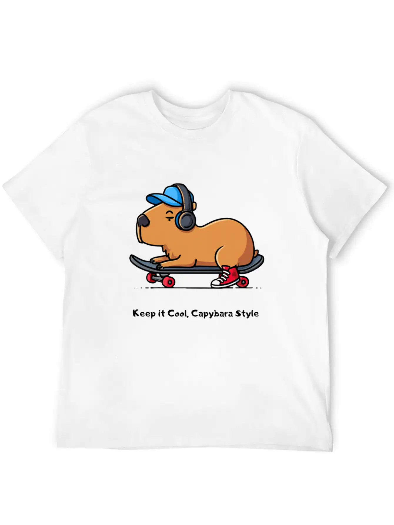 CAPYBARA STYLE Relaxed Everyday Tee – Lightweight And Durable Cotton