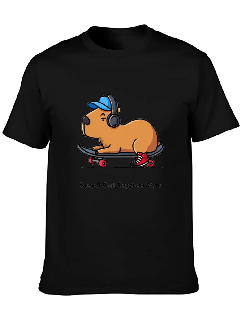 CAPYBARA STYLE Relaxed Everyday Tee – Lightweight And Durable Cotton