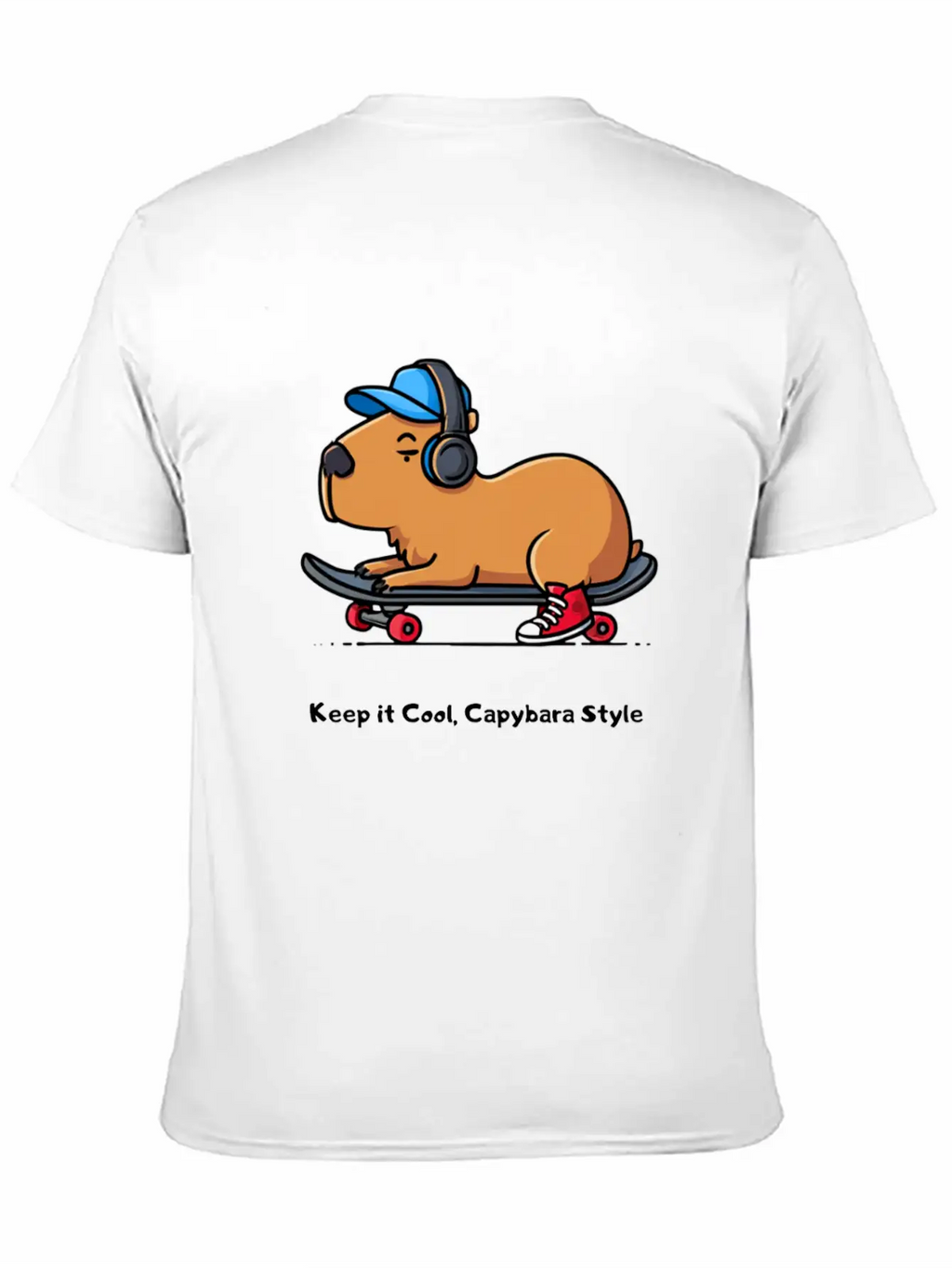 CAPYBARA STYLE Relaxed Everyday Tee – Lightweight And Durable Cotton