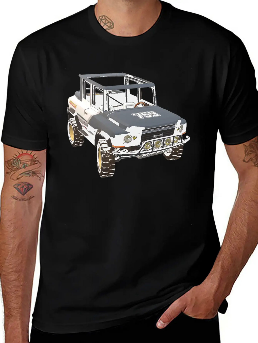 Car 759 Relaxed Everyday Tee – Lightweight And Durable Cotton