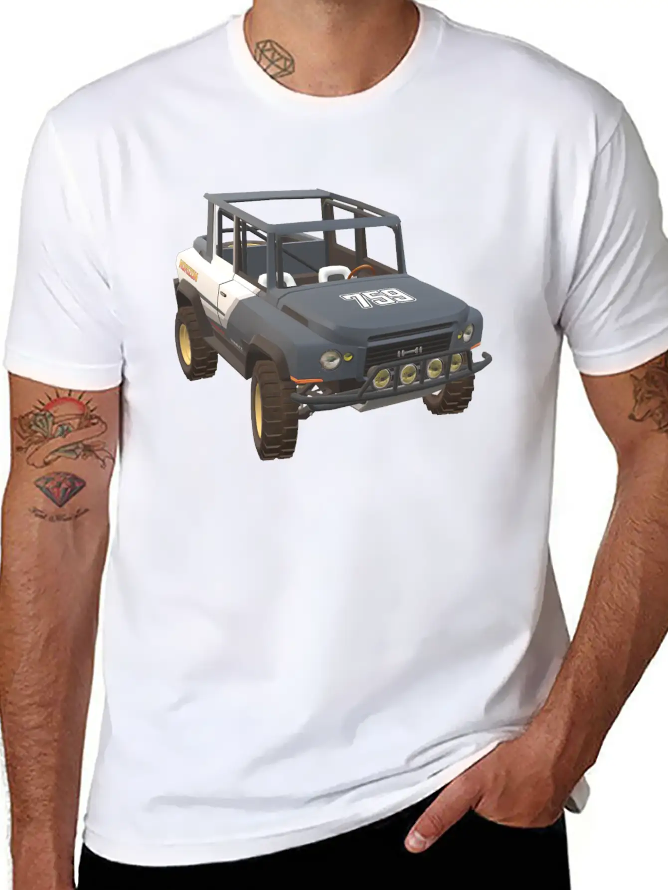 Car 759 Relaxed Everyday Tee – Lightweight And Durable Cotton