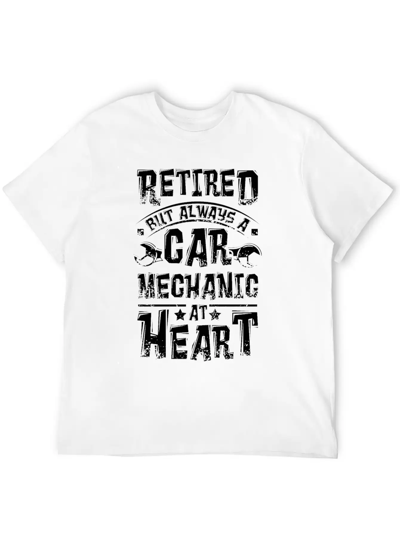 Car Mechanic At Heart Stylish Everyday T-Shirt – Unisex Basic Cotton Tee