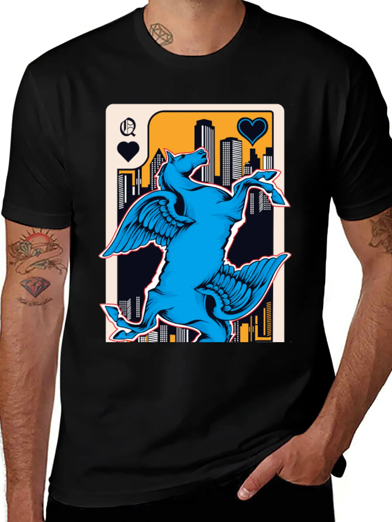 Card Horse Timeless Short Sleeve Tee – Comfy And Minimalist Design