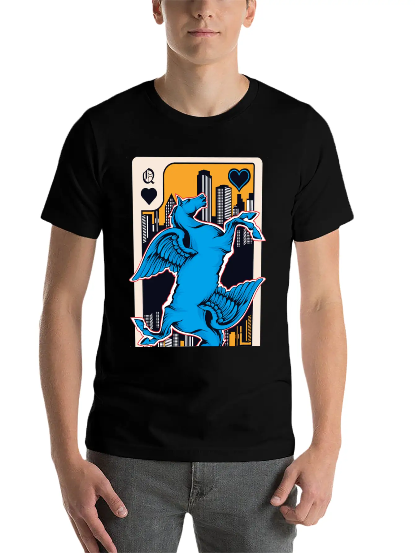 Card Horse Timeless Short Sleeve Tee – Comfy And Minimalist Design