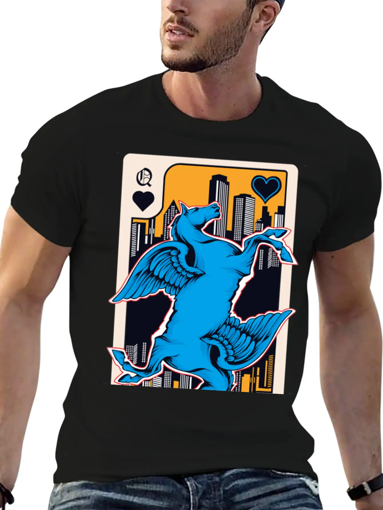 Card Horse Timeless Short Sleeve Tee – Comfy And Minimalist Design