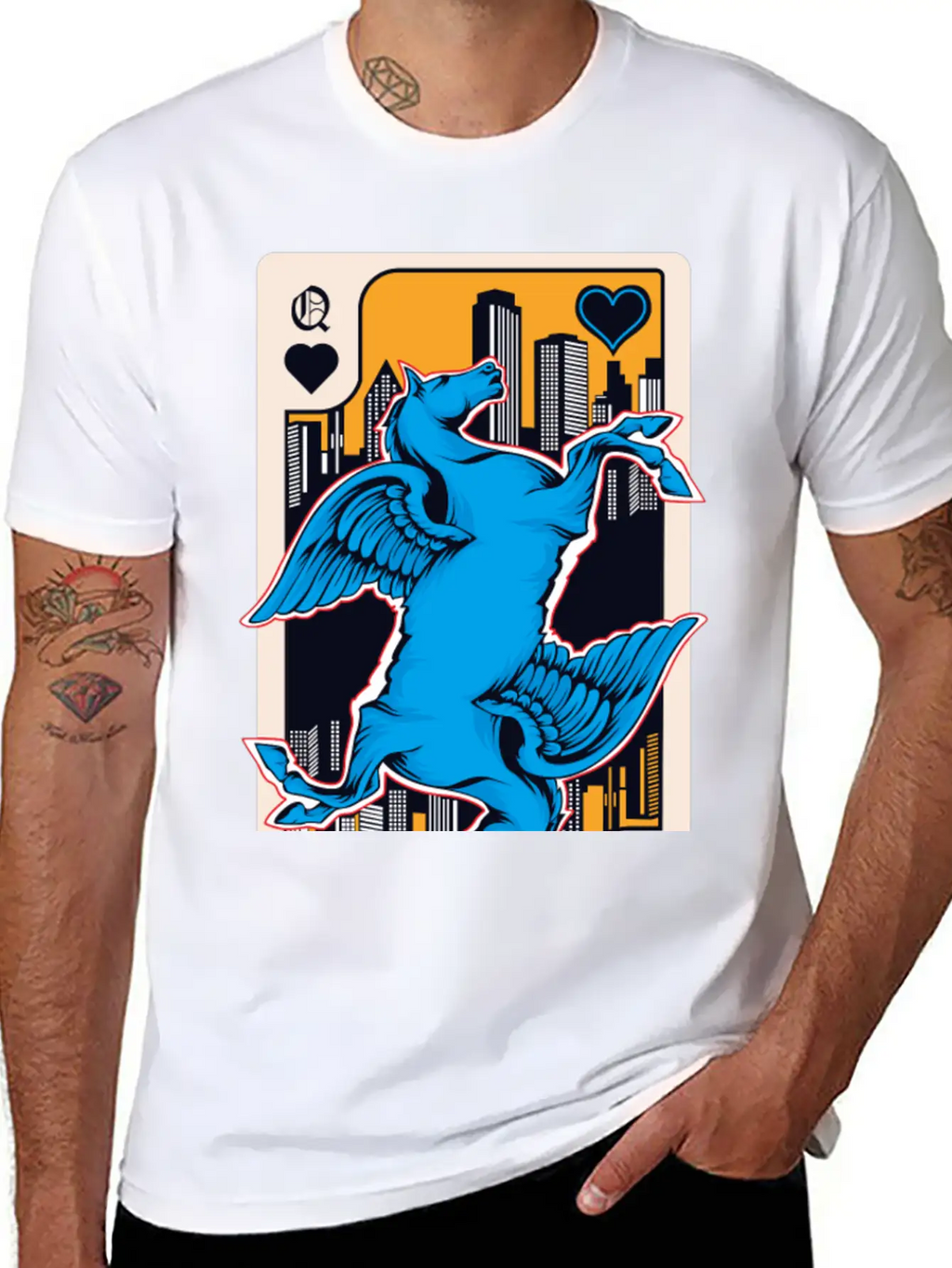 Card Horse Timeless Short Sleeve Tee – Comfy And Minimalist Design