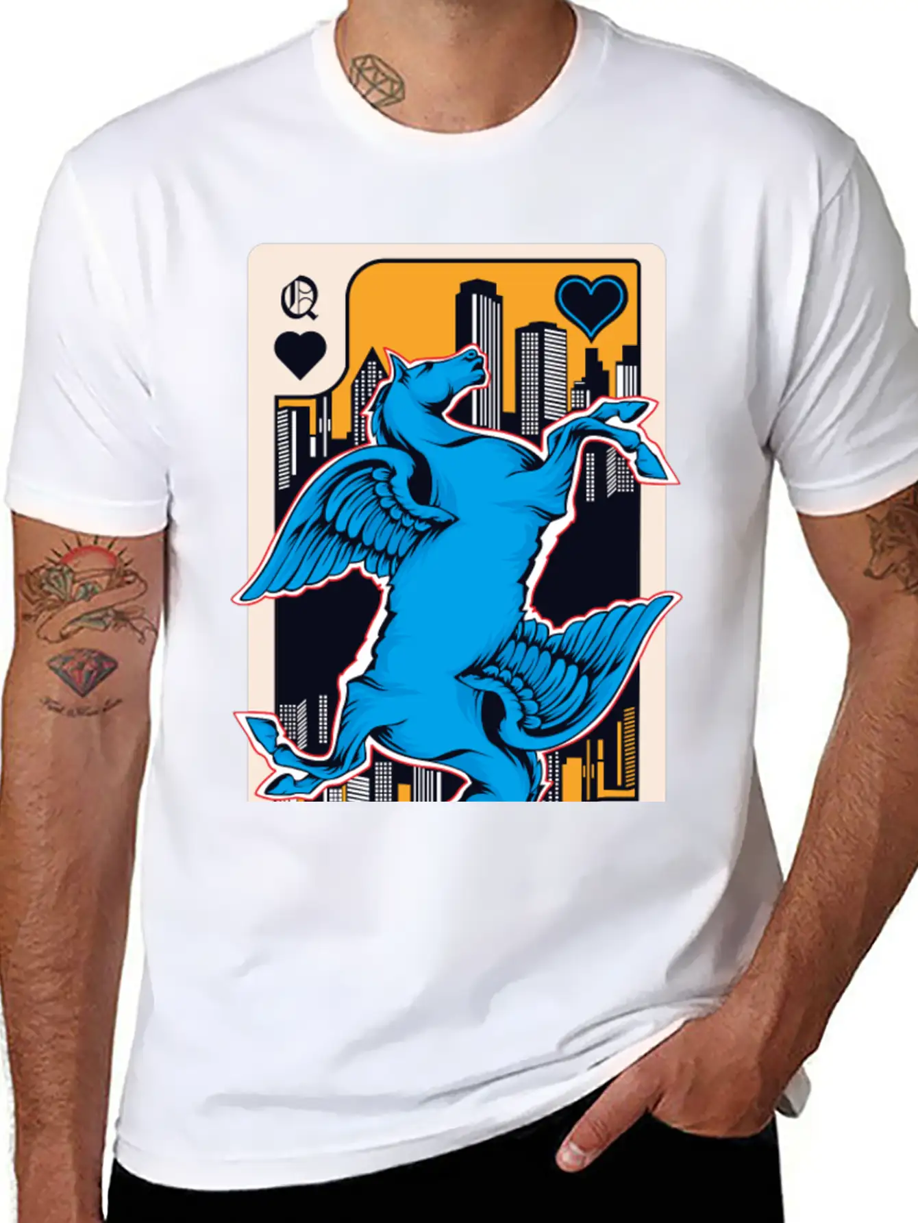 Card Horse Timeless Short Sleeve Tee – Comfy And Minimalist Design