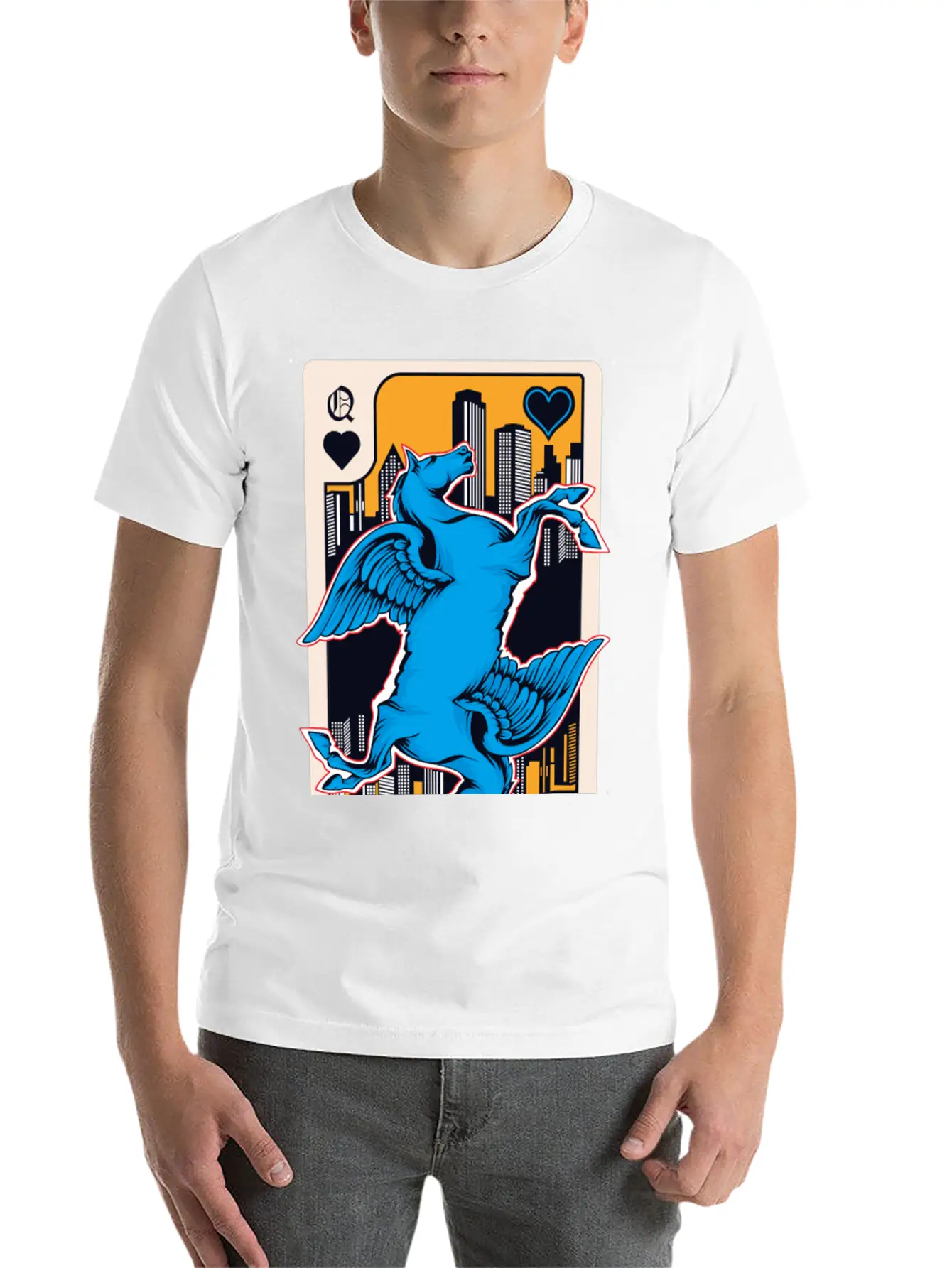 Card Horse Timeless Short Sleeve Tee – Comfy And Minimalist Design