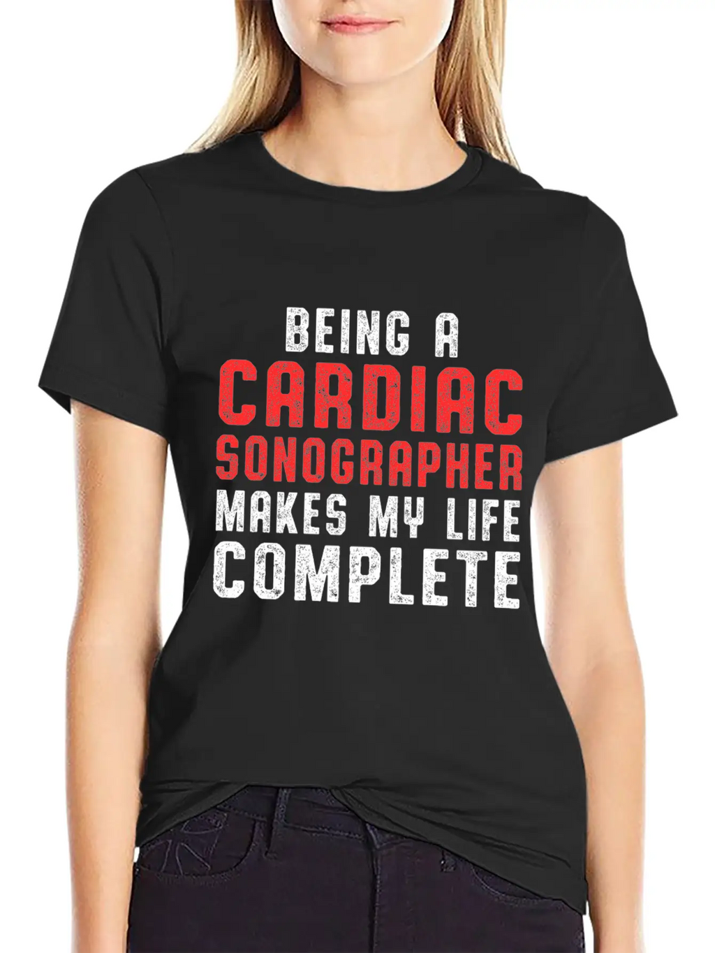 Cardiac Sonographer Echo Tech Complete RDCS Breathable Graphic T-Shirt – Perfect For Casual Days