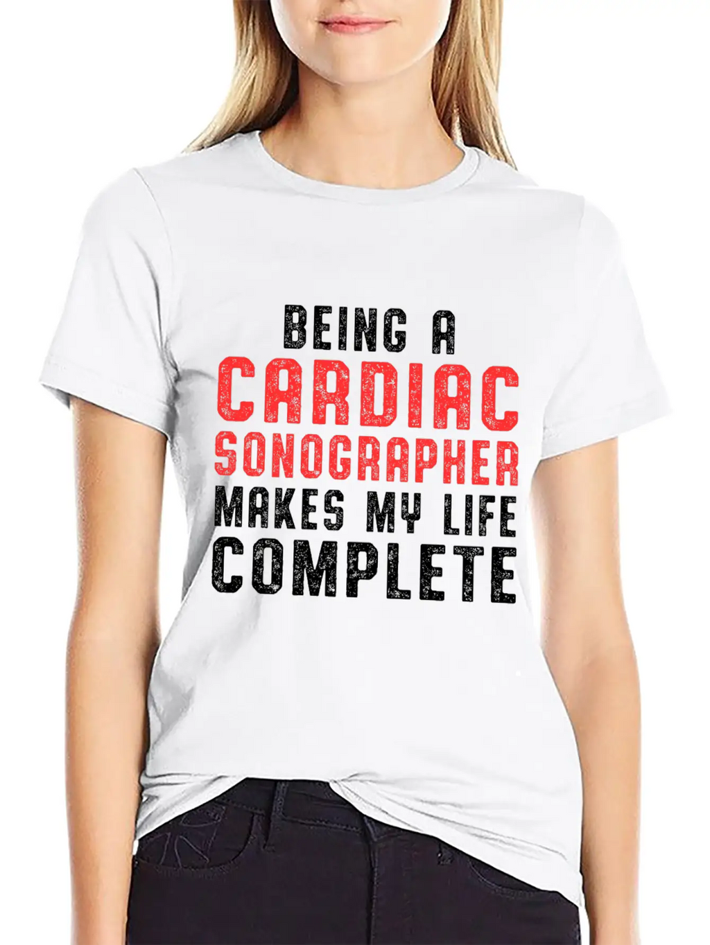 Cardiac Sonographer Echo Tech Complete RDCS Breathable Graphic T-Shirt – Perfect For Casual Days