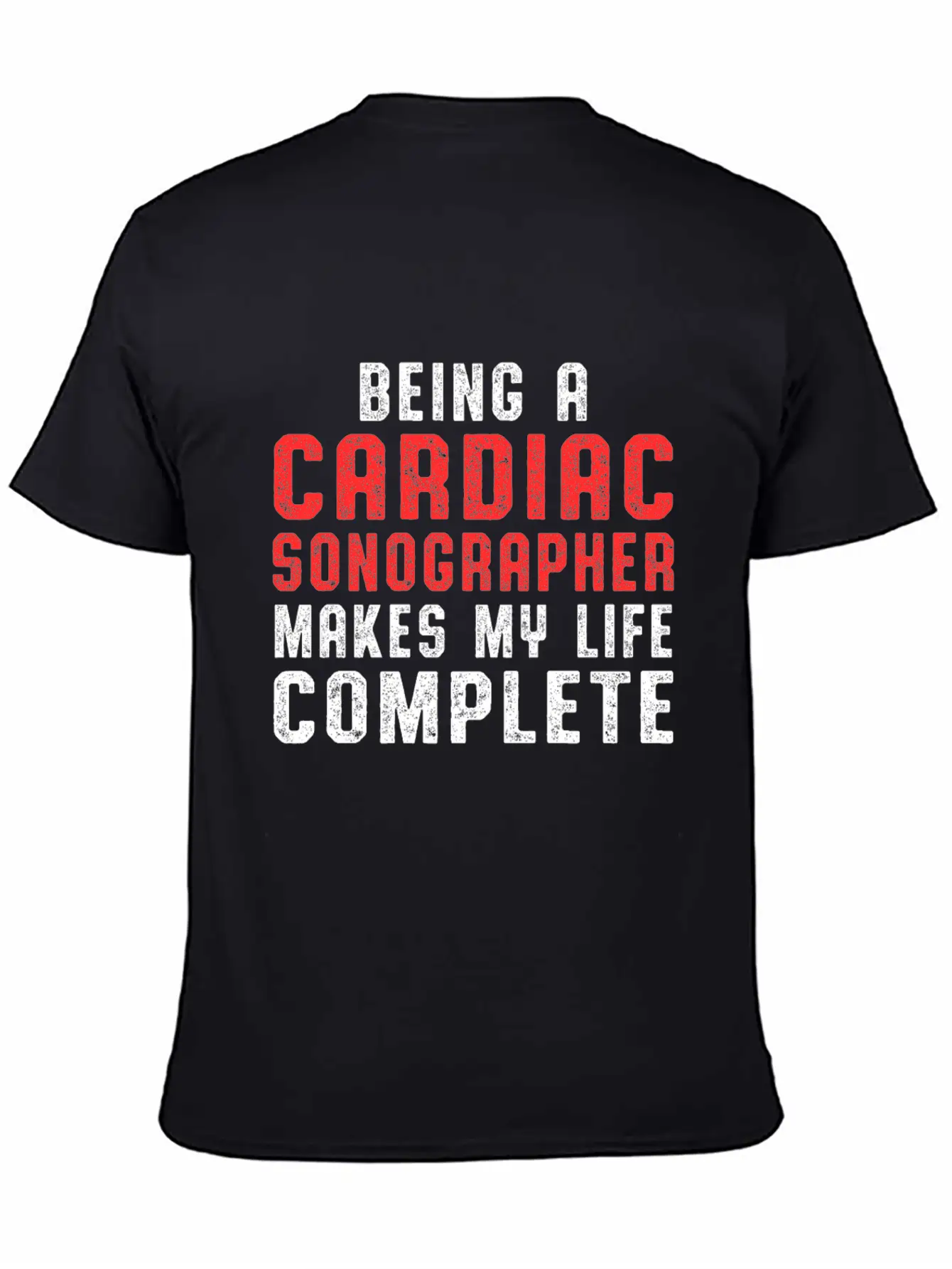 Cardiac Sonographer Echo Tech Complete RDCS Breathable Graphic T-Shirt – Perfect For Casual Days