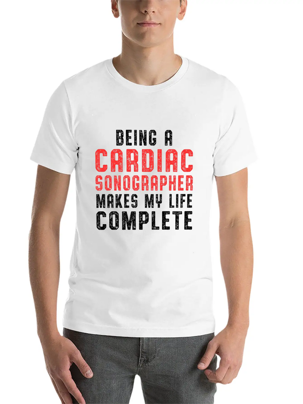 Cardiac Sonographer Echo Tech Complete RDCS Breathable Graphic T-Shirt – Perfect For Casual Days