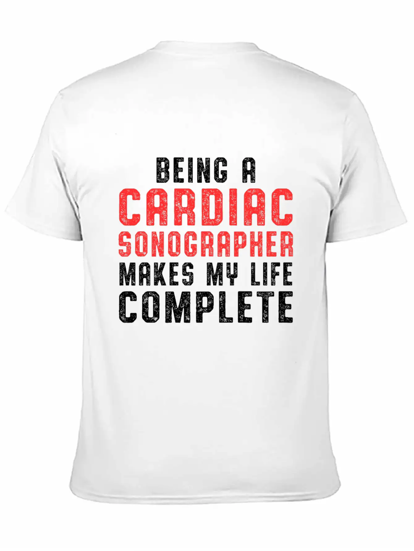 Cardiac Sonographer Echo Tech Complete RDCS Breathable Graphic T-Shirt – Perfect For Casual Days