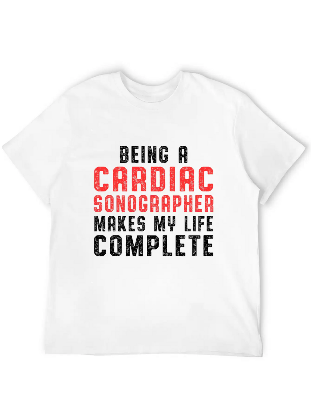 Cardiac Sonographer Echo Tech Complete RDCS Breathable Graphic T-Shirt – Perfect For Casual Days
