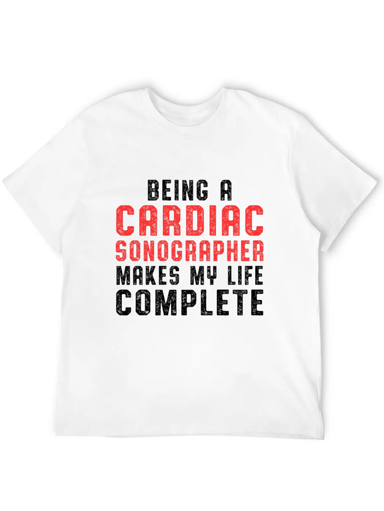 Cardiac Sonographer Echo Tech Complete RDCS Breathable Graphic T-Shirt – Perfect For Casual Days