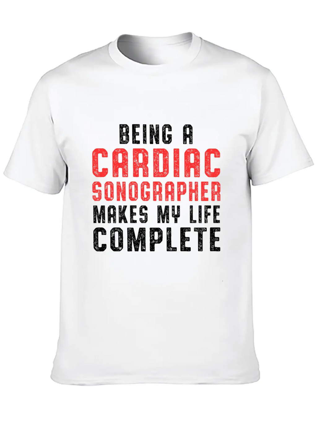 Cardiac Sonographer Echo Tech Complete RDCS Breathable Graphic T-Shirt – Perfect For Casual Days
