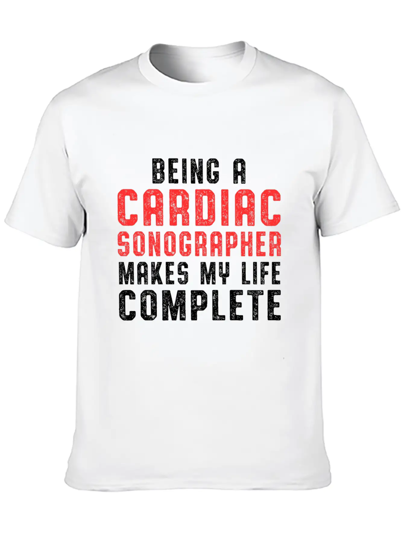 Cardiac Sonographer Echo Tech Complete RDCS Breathable Graphic T-Shirt – Perfect For Casual Days