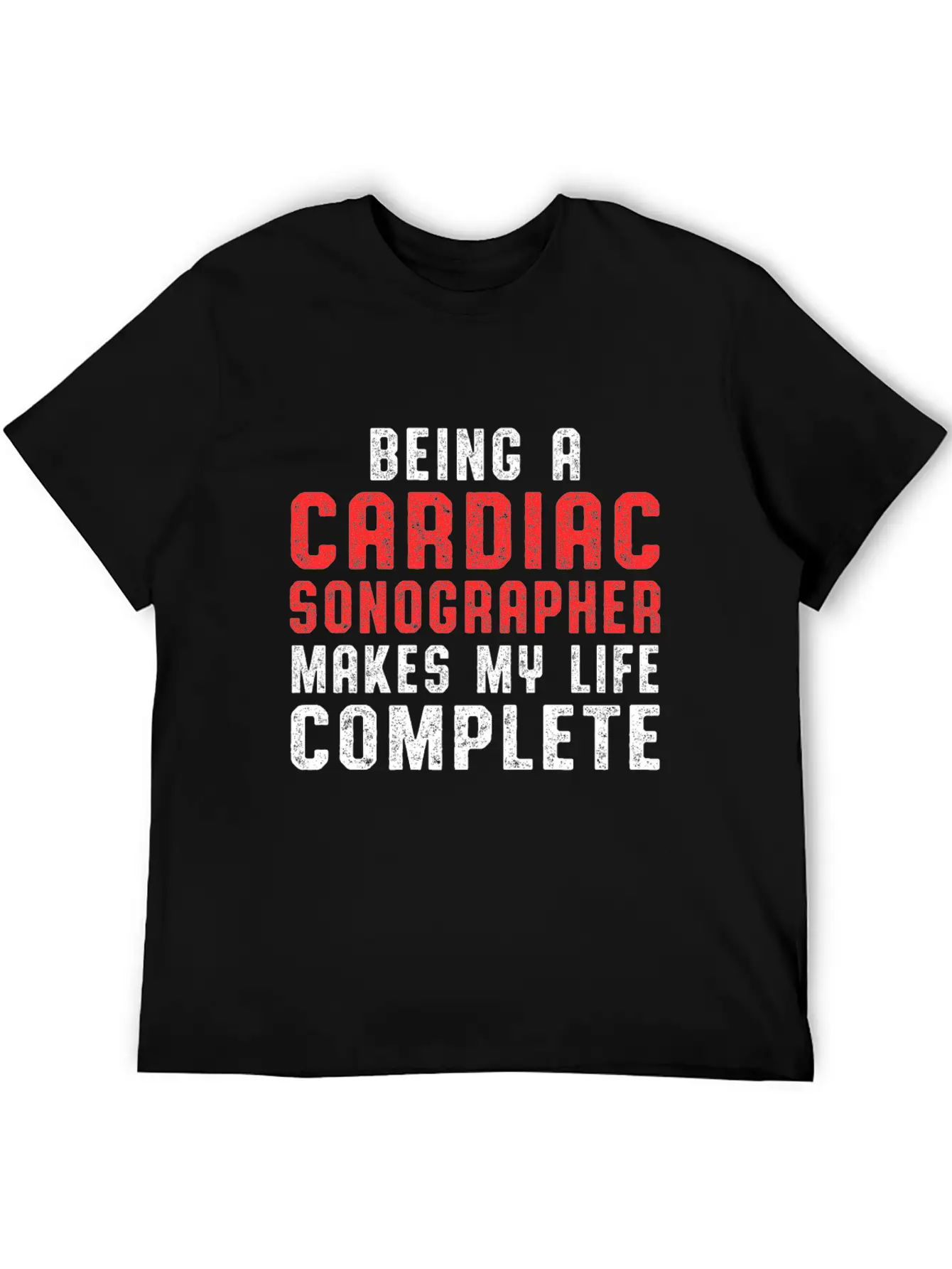 Cardiac Sonographer Echo Tech Complete RDCS Breathable Graphic T-Shirt – Perfect For Casual Days