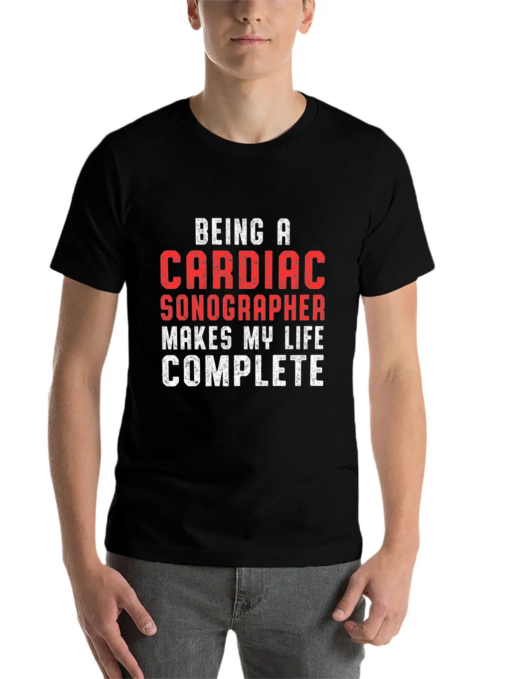 Cardiac Sonographer Echo Tech Complete RDCS Breathable Graphic T-Shirt – Perfect For Casual Days