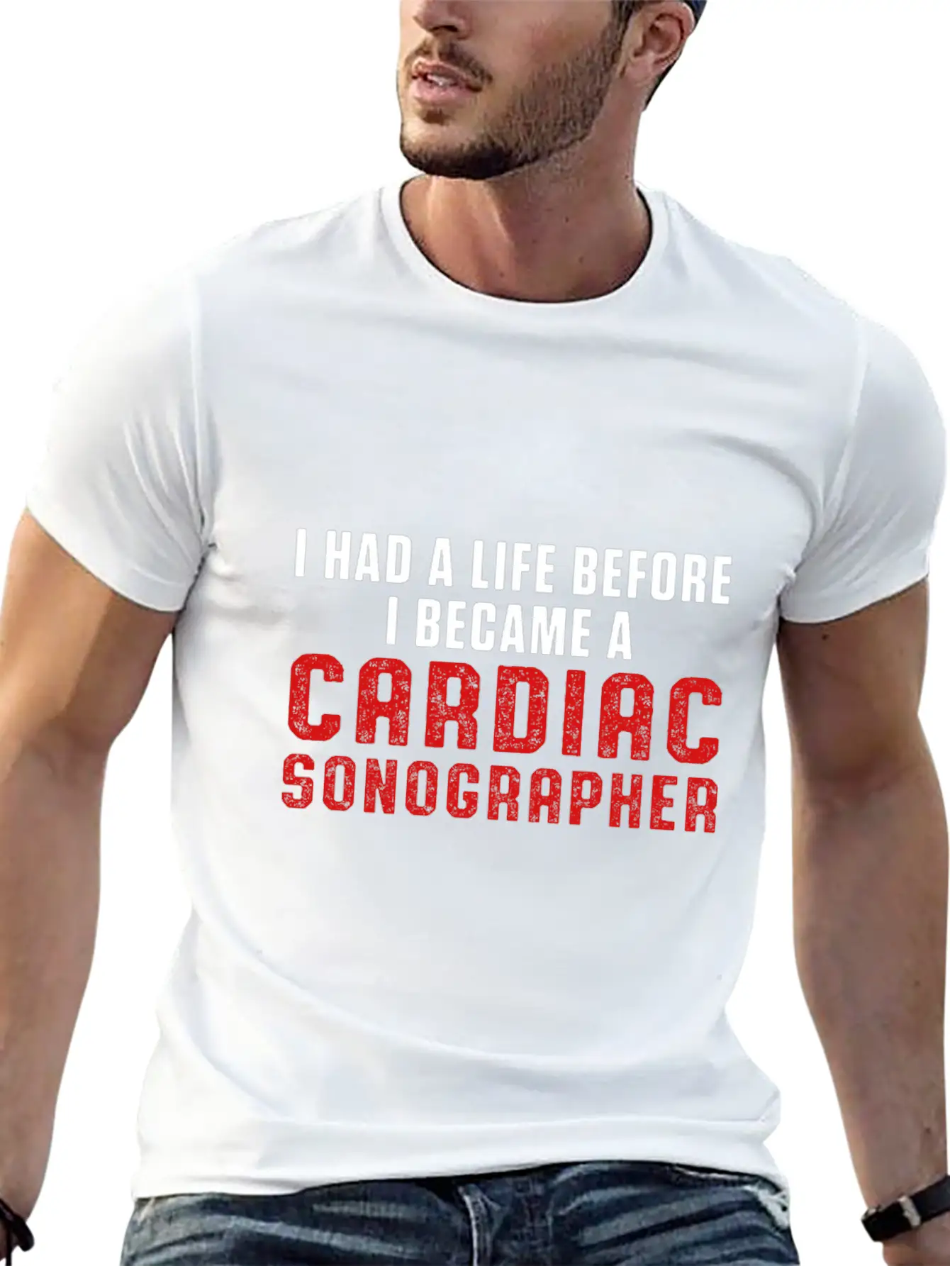 Cardiac Sonographer Echo Tech Had Life RDCS Breathable Soft Cotton T-Shirt – Timeless Casual Look
