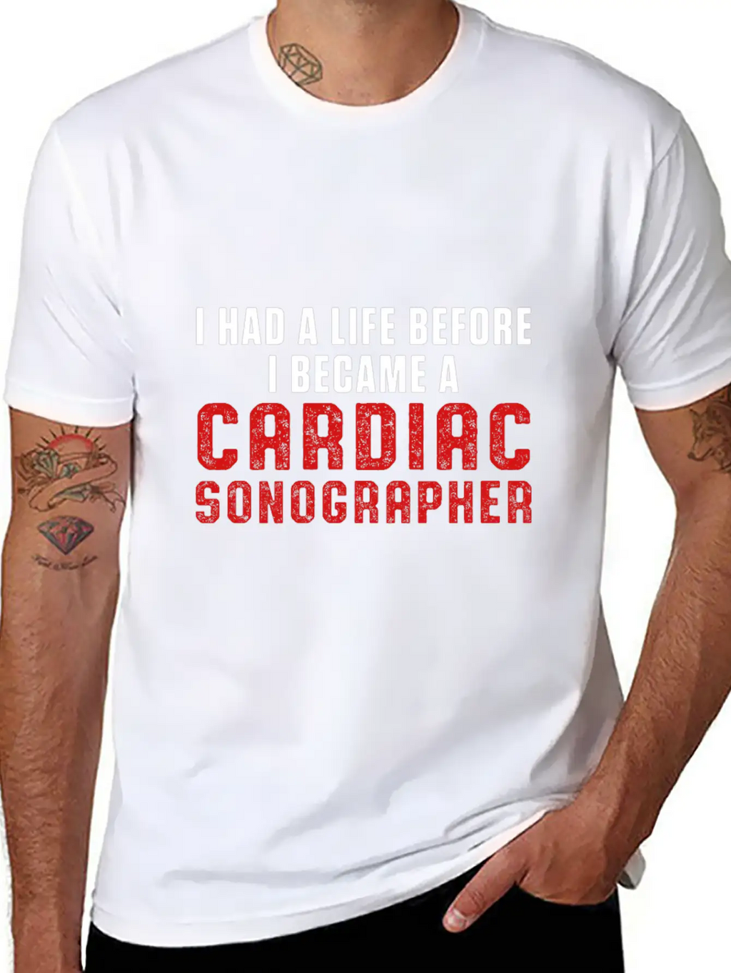 Cardiac Sonographer Echo Tech Had Life RDCS Breathable Soft Cotton T-Shirt – Timeless Casual Look