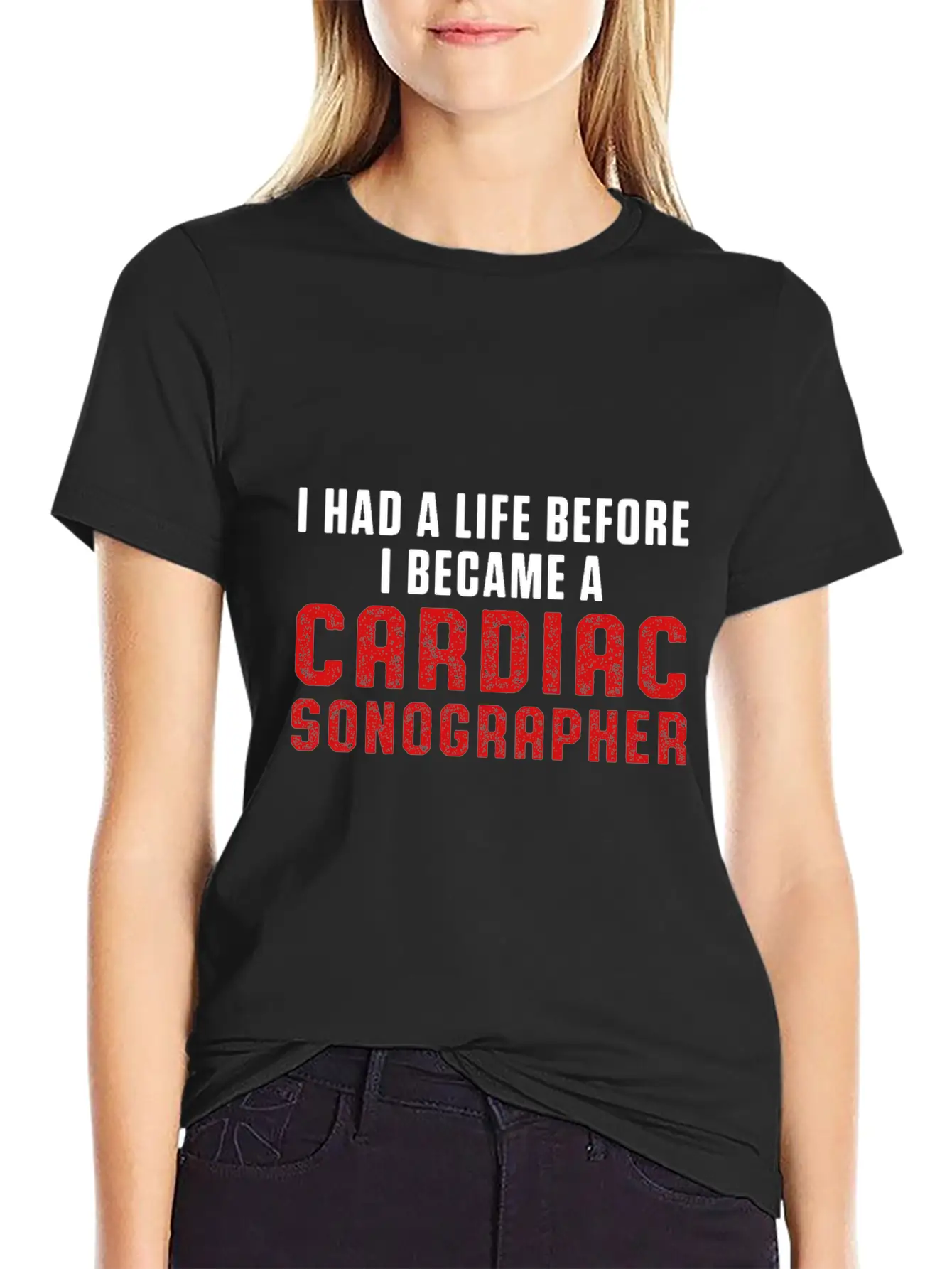 Cardiac Sonographer Echo Tech Had Life RDCS Breathable Soft Cotton T-Shirt – Timeless Casual Look