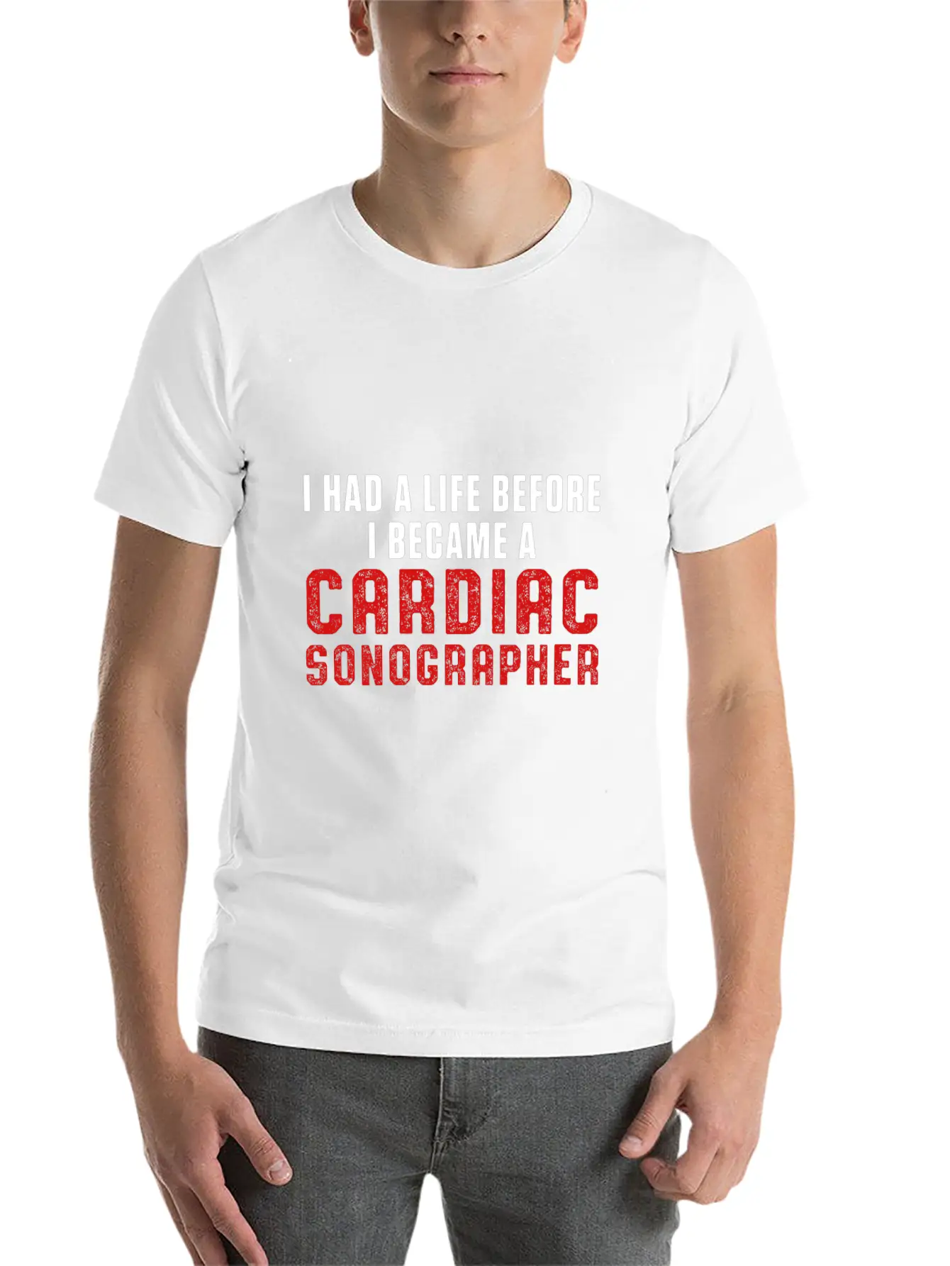 Cardiac Sonographer Echo Tech Had Life RDCS Breathable Soft Cotton T-Shirt – Timeless Casual Look