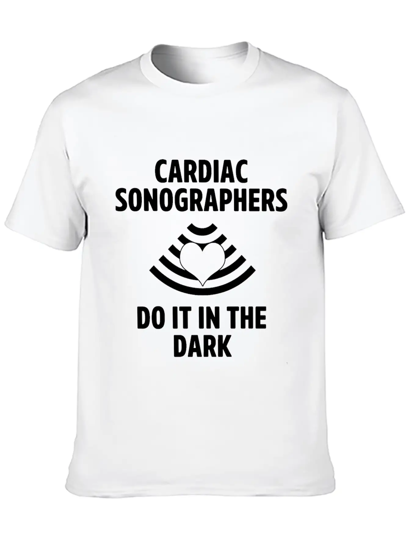 Cardiac Sonographer Echo Tech In The Dark RDCS Classic Cotton Tee – Unisex Comfort For Any Season