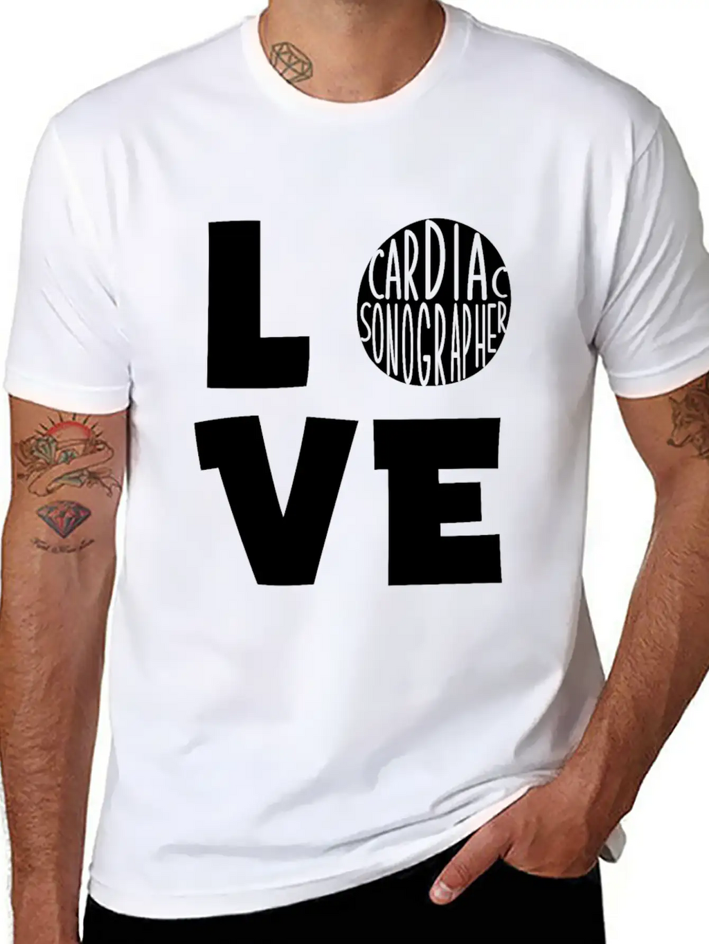 Cardiac Sonographer Echo Tech Love RDCS Product Breathable Graphic T-Shirt – Perfect For Casual Days