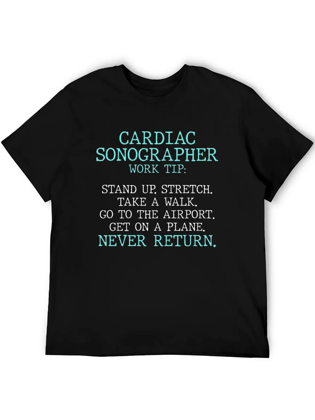 Cardiac Sonographer Echo Tech Stretch RDCS Design Breathable Graphic T-Shirt – Perfect For Casual Days