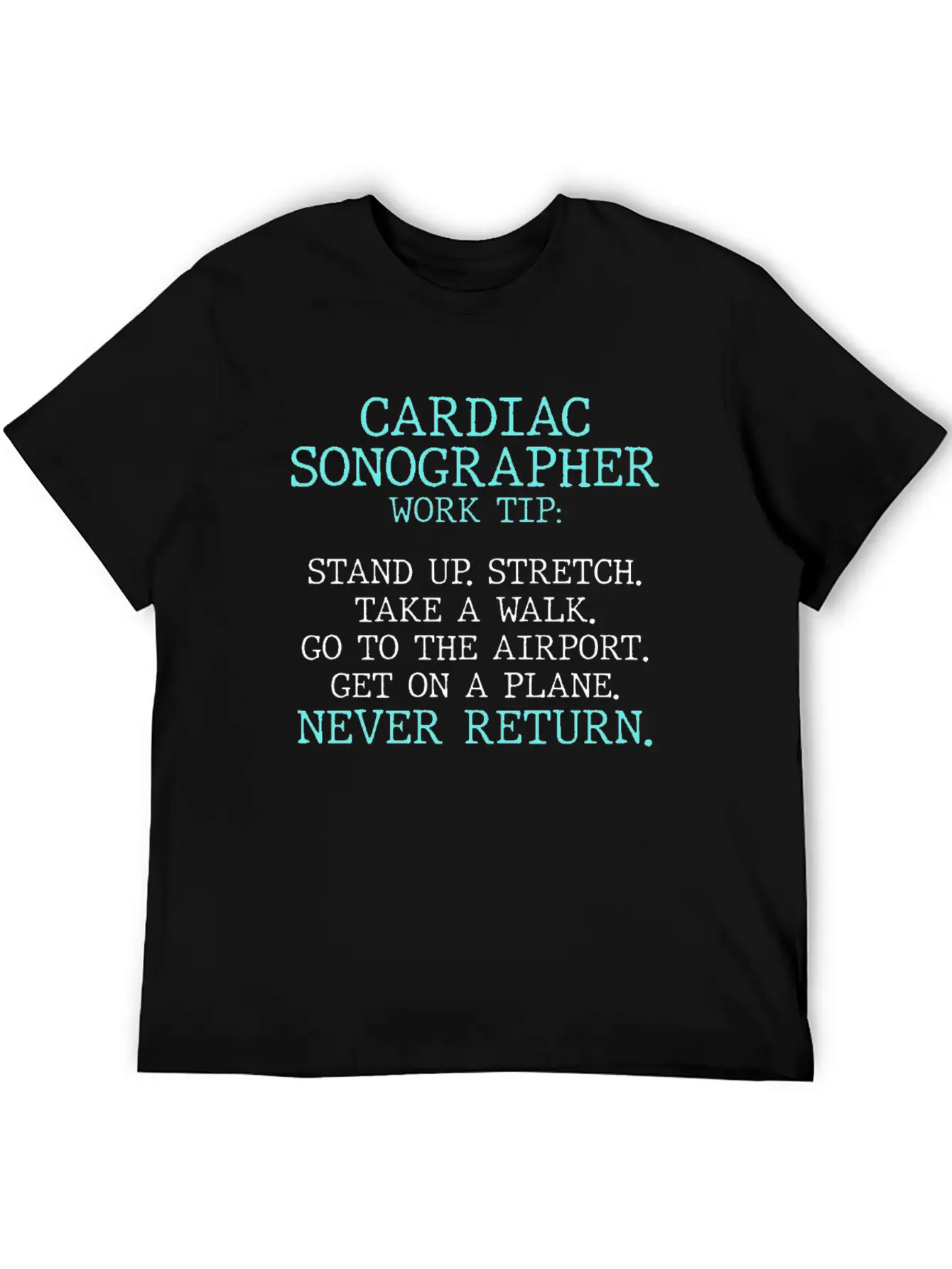 Cardiac Sonographer Echo Tech Stretch RDCS Design Breathable Graphic T-Shirt – Perfect For Casual Days