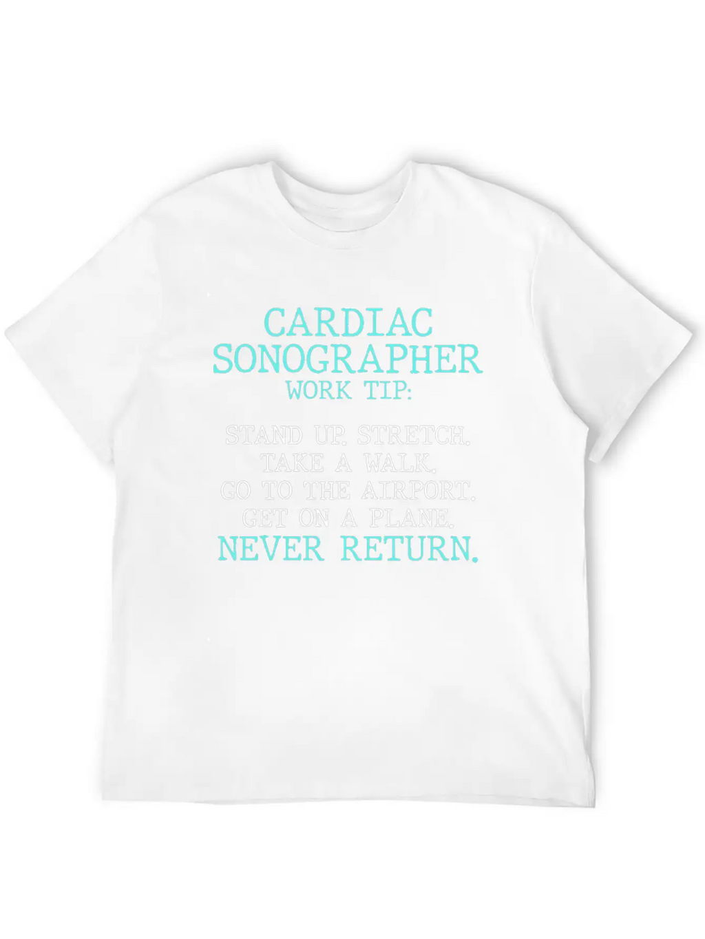 Cardiac Sonographer Echo Tech Stretch RDCS Design Breathable Graphic T-Shirt – Perfect For Casual Days