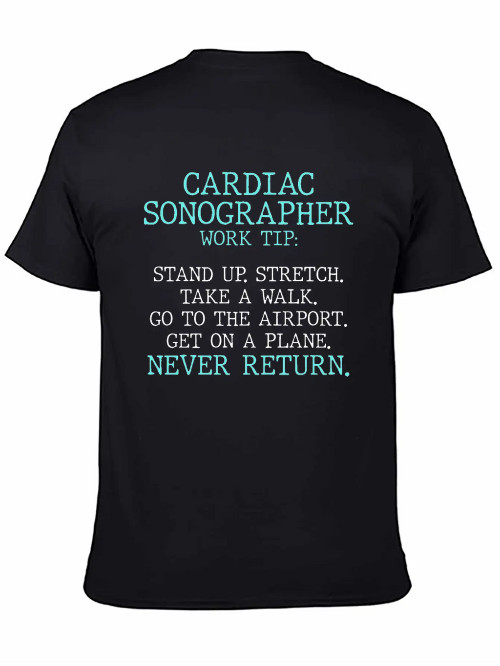 Cardiac Sonographer Echo Tech Stretch RDCS Design Breathable Graphic T-Shirt – Perfect For Casual Days