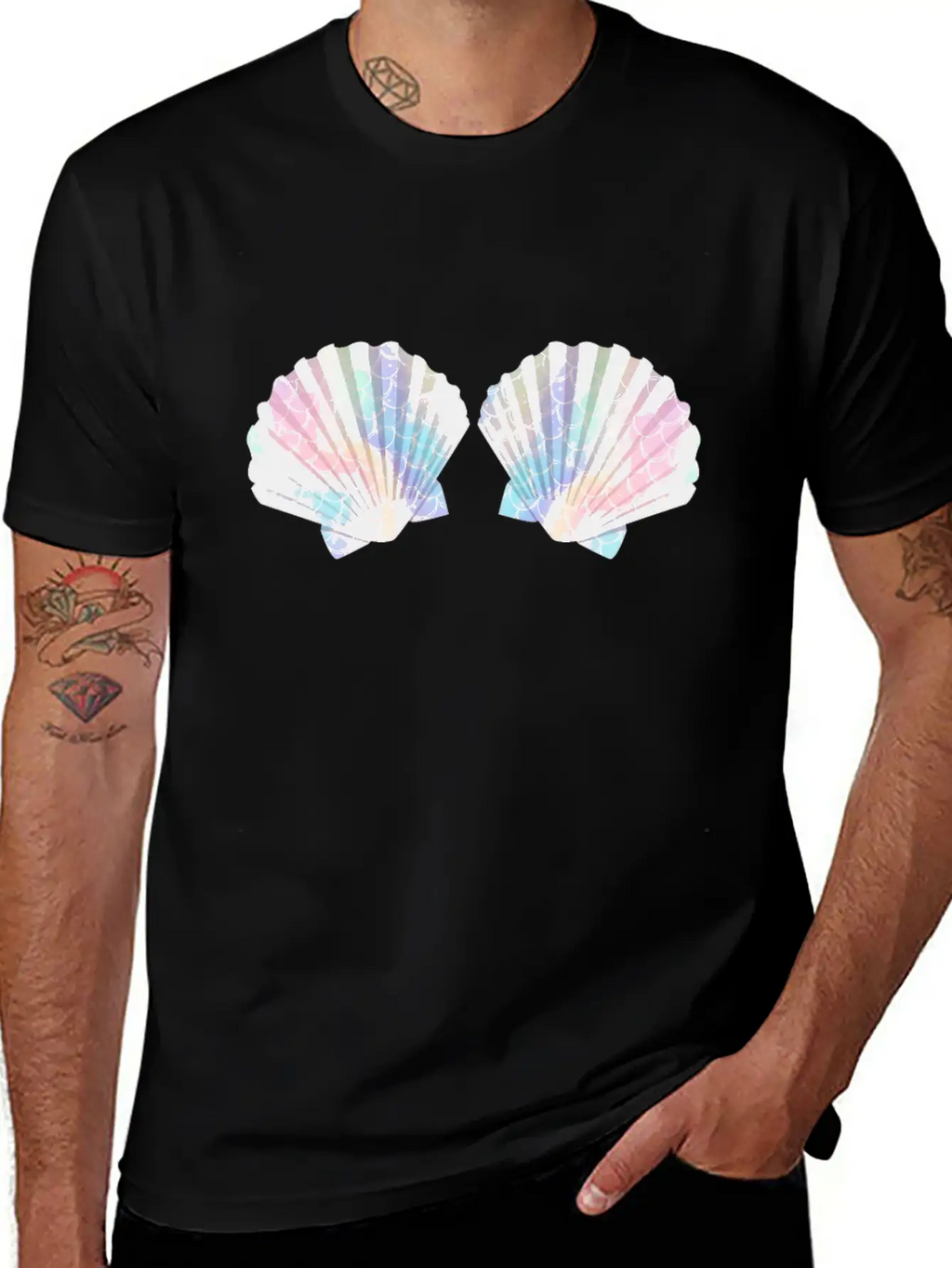 Carnival Carnival Mermaid Mermaid Shells Bra Unisex Casual T-Shirt – Clean Design For Daily Comfort