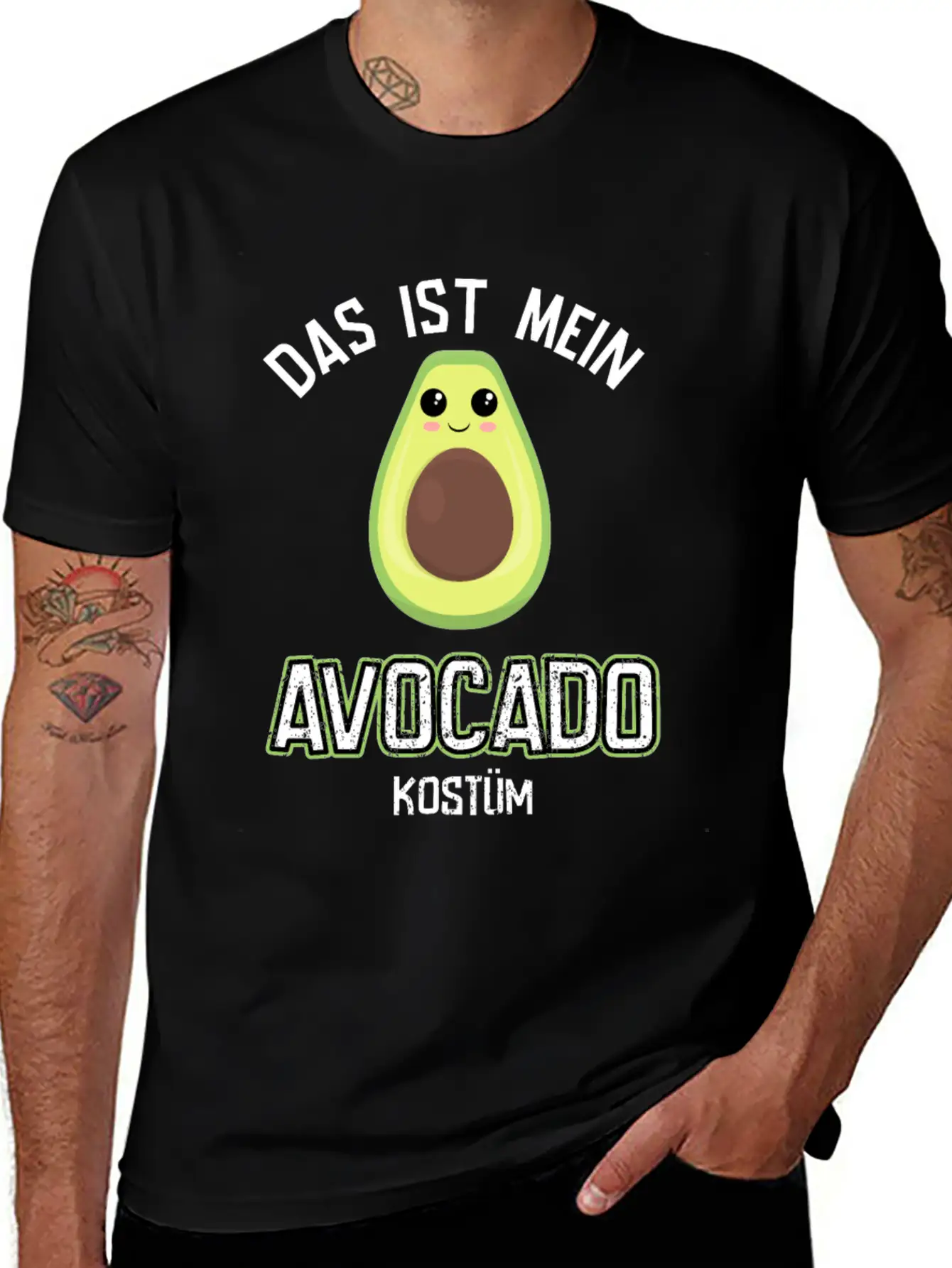 Carnival Costume Avocado Timeless Short Sleeve Tee – Comfy And Minimalist Design