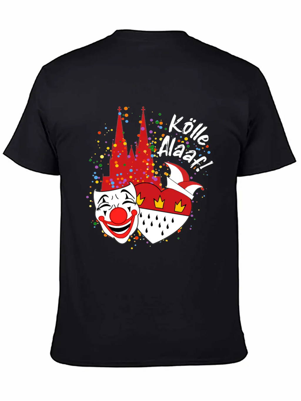 Carnival Costume Koelle Alaaf Heart Coat Of Arms Classic Cotton Tee – Unisex Comfort For Any Season