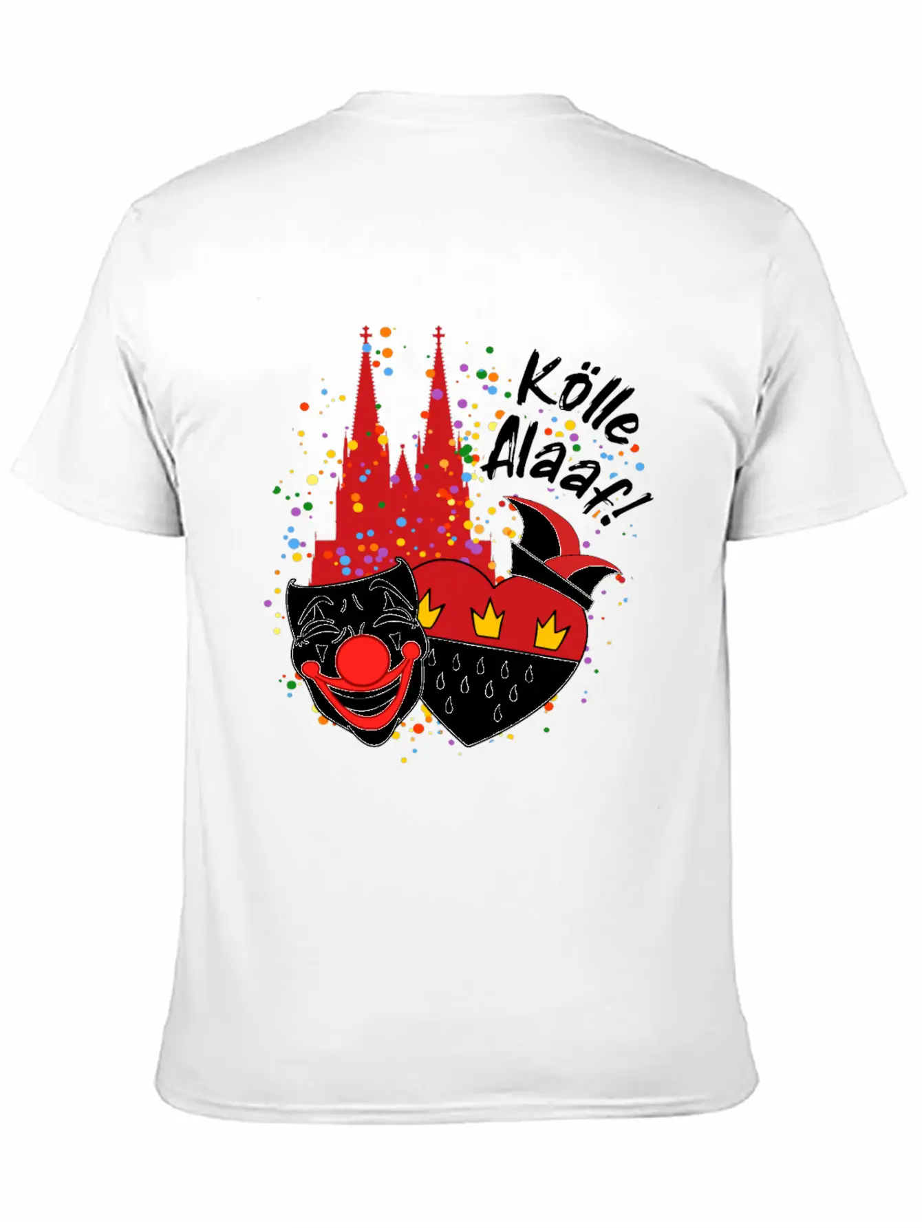 Carnival Costume Koelle Alaaf Heart Coat Of Arms Classic Cotton Tee – Unisex Comfort For Any Season